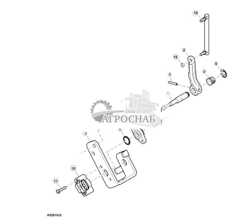 Датчик положения оси балансира 